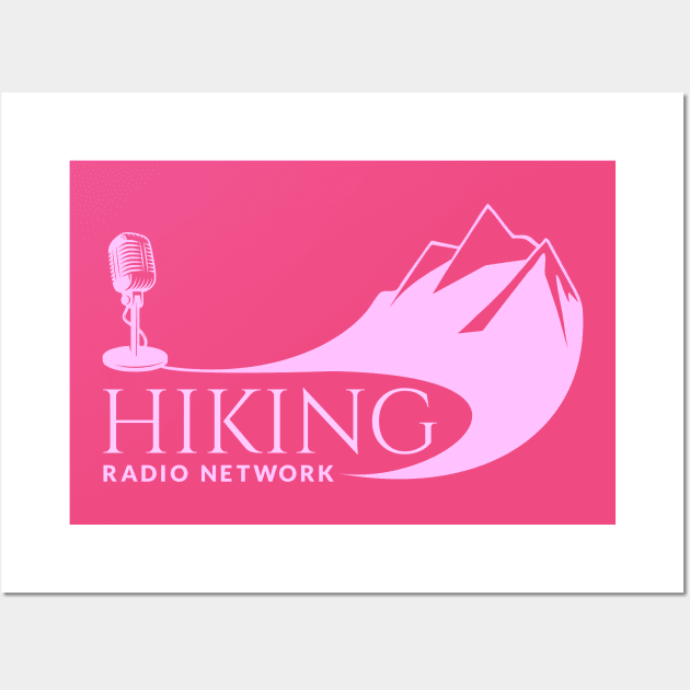 Hiking Radio Network - Pink Wall Art by Hiking Radio Network